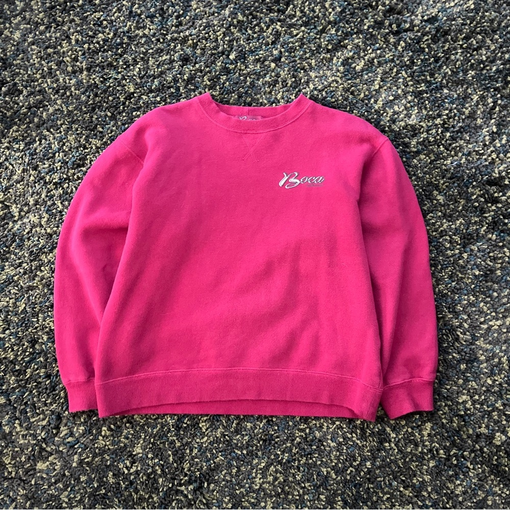 Boca Authentic Vintage Red Sweater (see measurements)